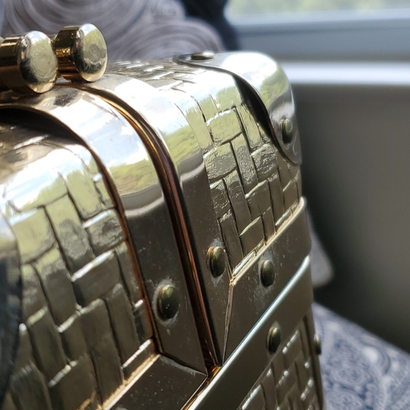 Vintage Gold Train Case - Picture 9 of 11